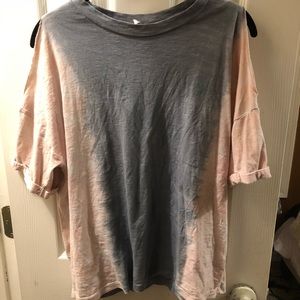 Grey & Pink Forever 21 T-shirt/ Top